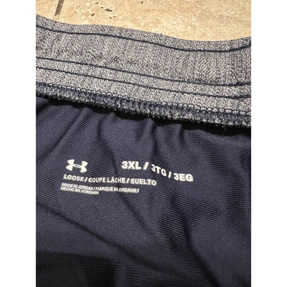 Under Armour Shorts Mens XXXL Blue Locker Athletic Performance 9" Inseam GYM NEW - Picture 3 of 8